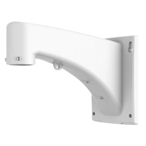 Support mural pour dômes motorisés convient pour une utilisation en extérieur Couleur blanche passe-câble